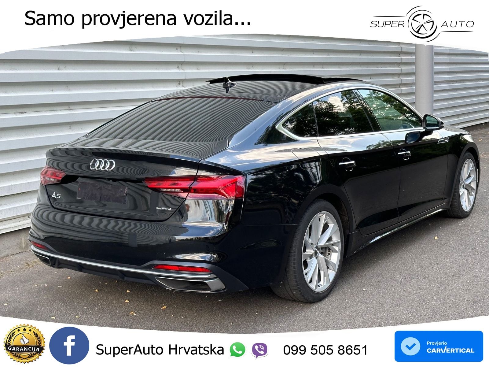 Audi A5 Sportback 45 TFSI (265 KS) quattro S tronic