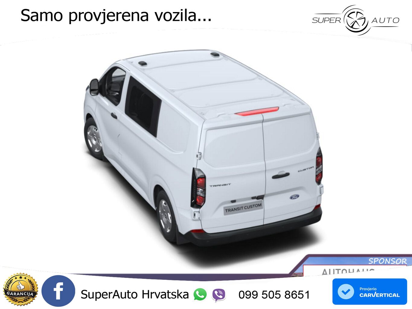 Ford Transit Custom DCiV Trend L1 Kam Temp UVP-38%* 136 KS