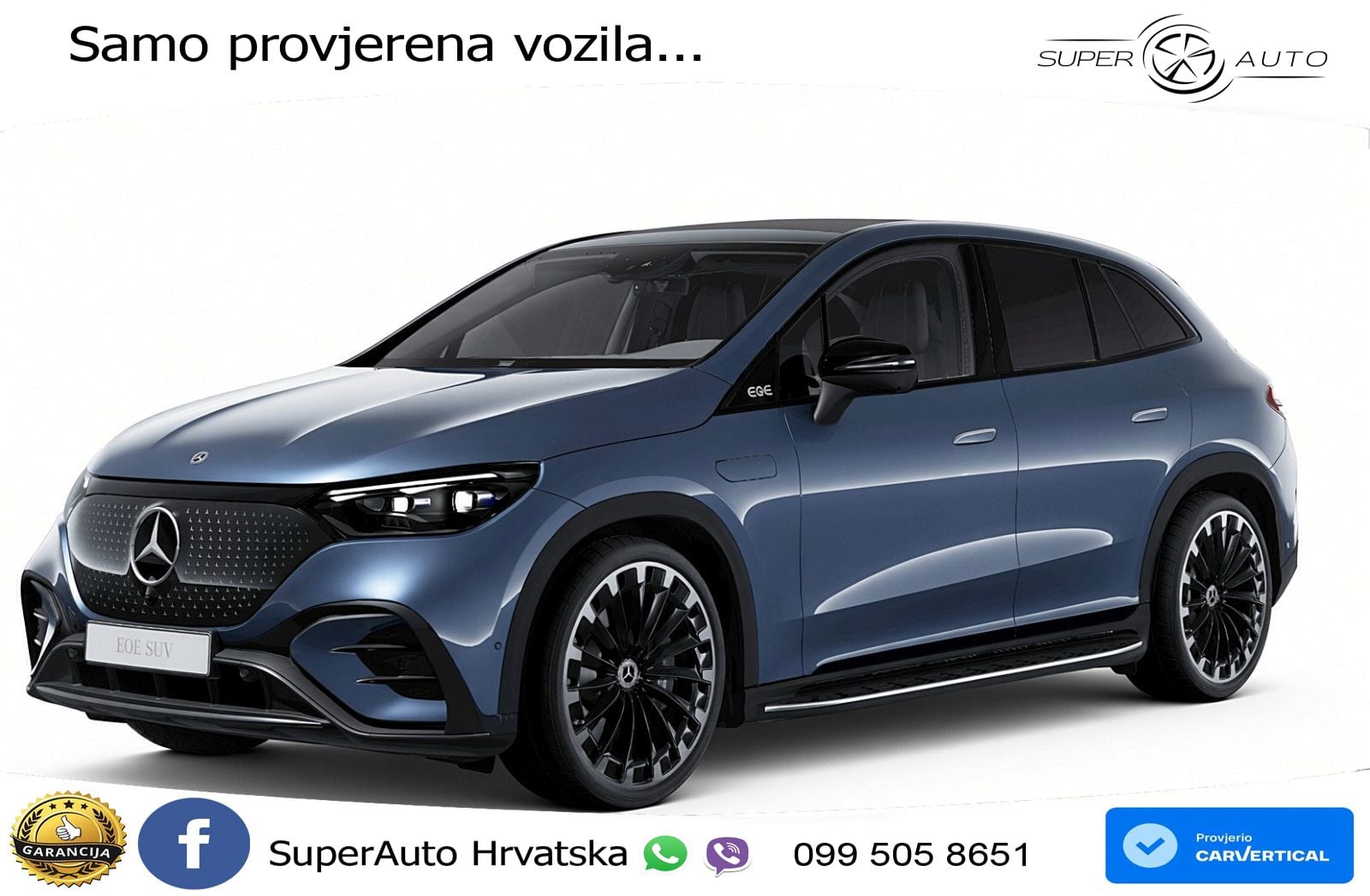 Mercedes EQE SUV 500 100 kWh (408 KS) 4MATIC AMG ZRAČNI+ACC+GR SJED+360+PANO