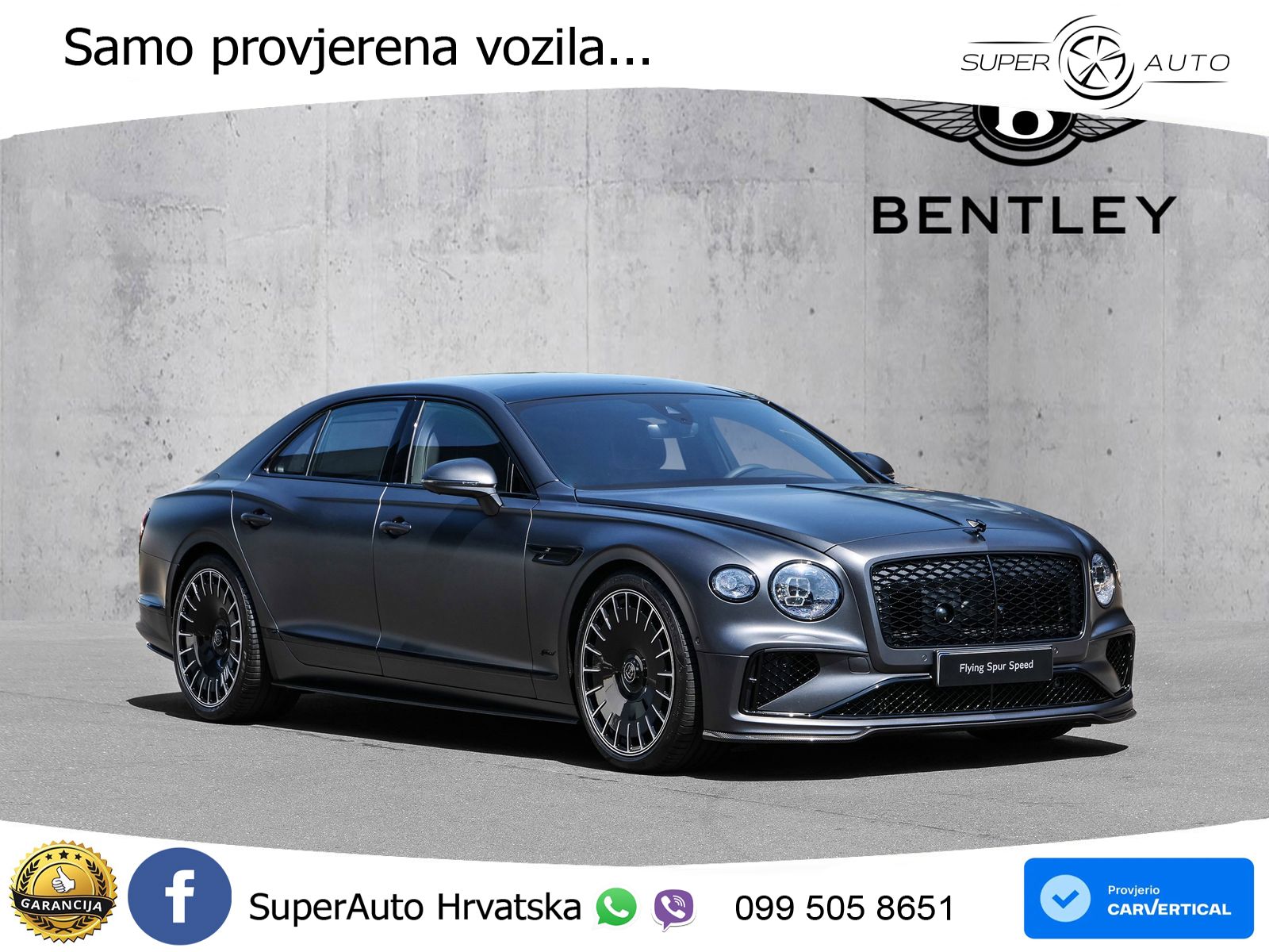 Bentley Flying Spur IV 4.0 V8 TFSi (782 KS) AWD DCT ZRAČNI+ACC+GR SJED+KAM+PANO