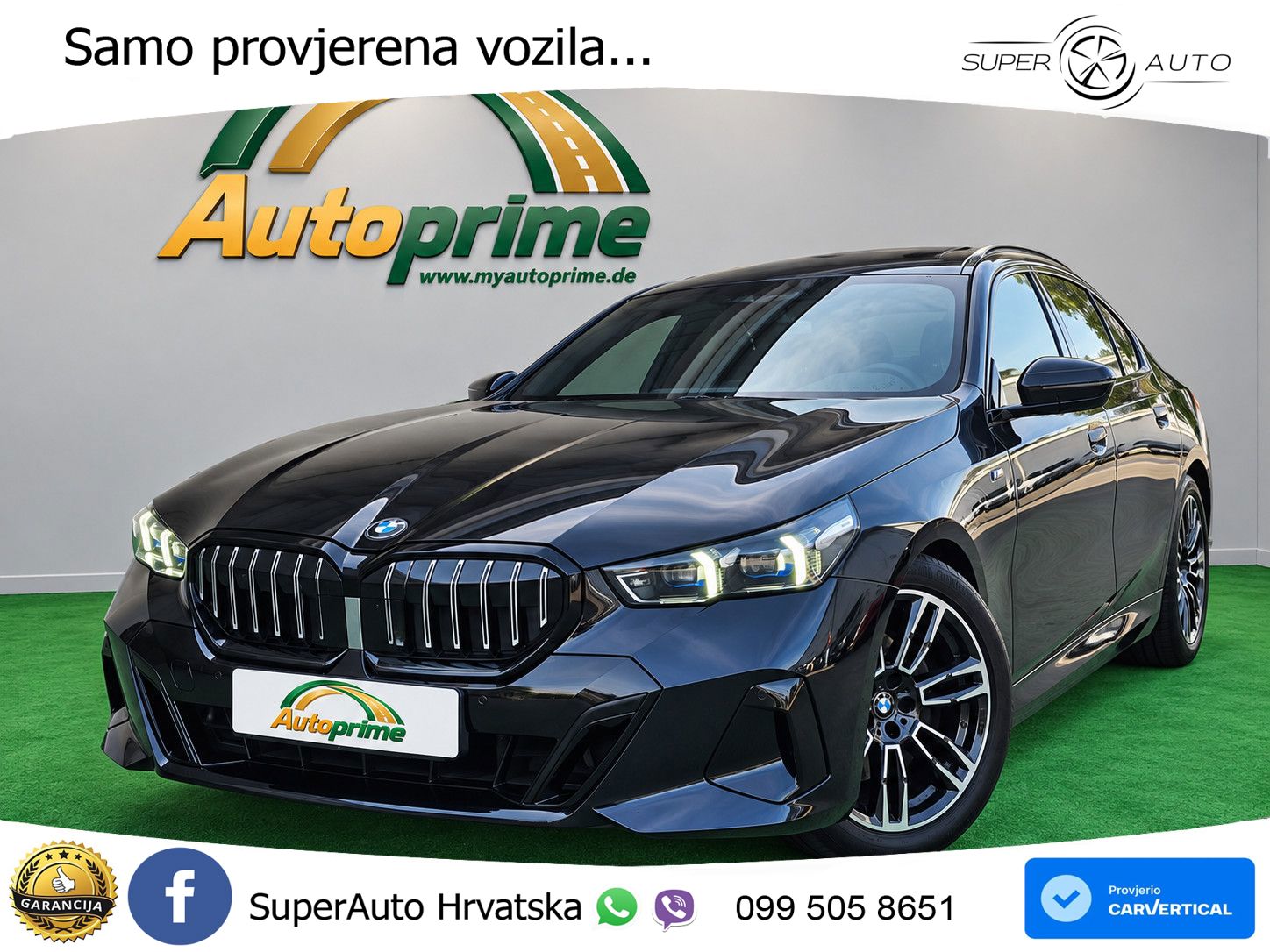 BMW 520d (197 KS) Steptronic M Sport LED+GR SJED+ACC