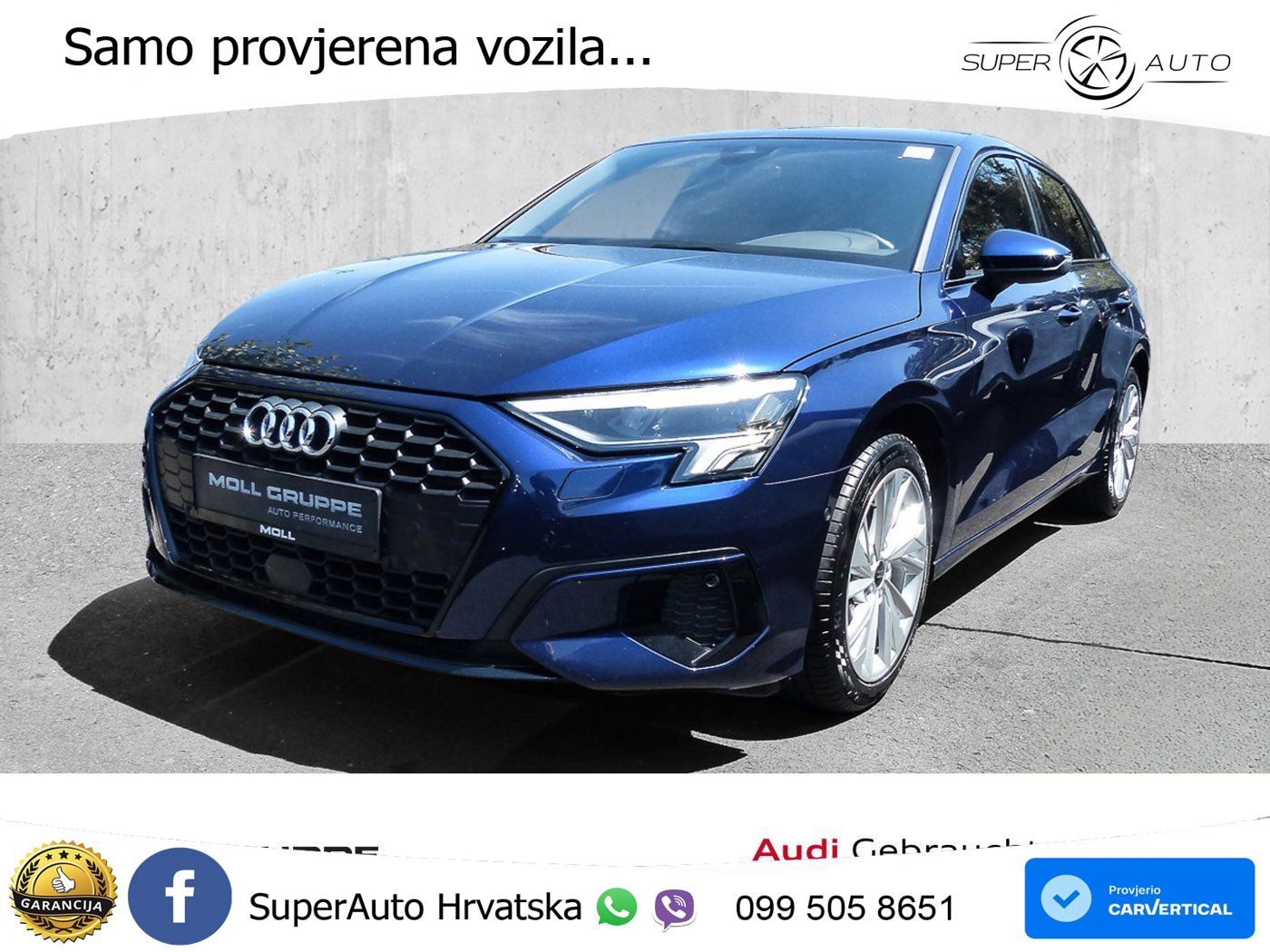 Audi A3 35 TDI (150 KS) S tronic LED+GR SJED+ACC