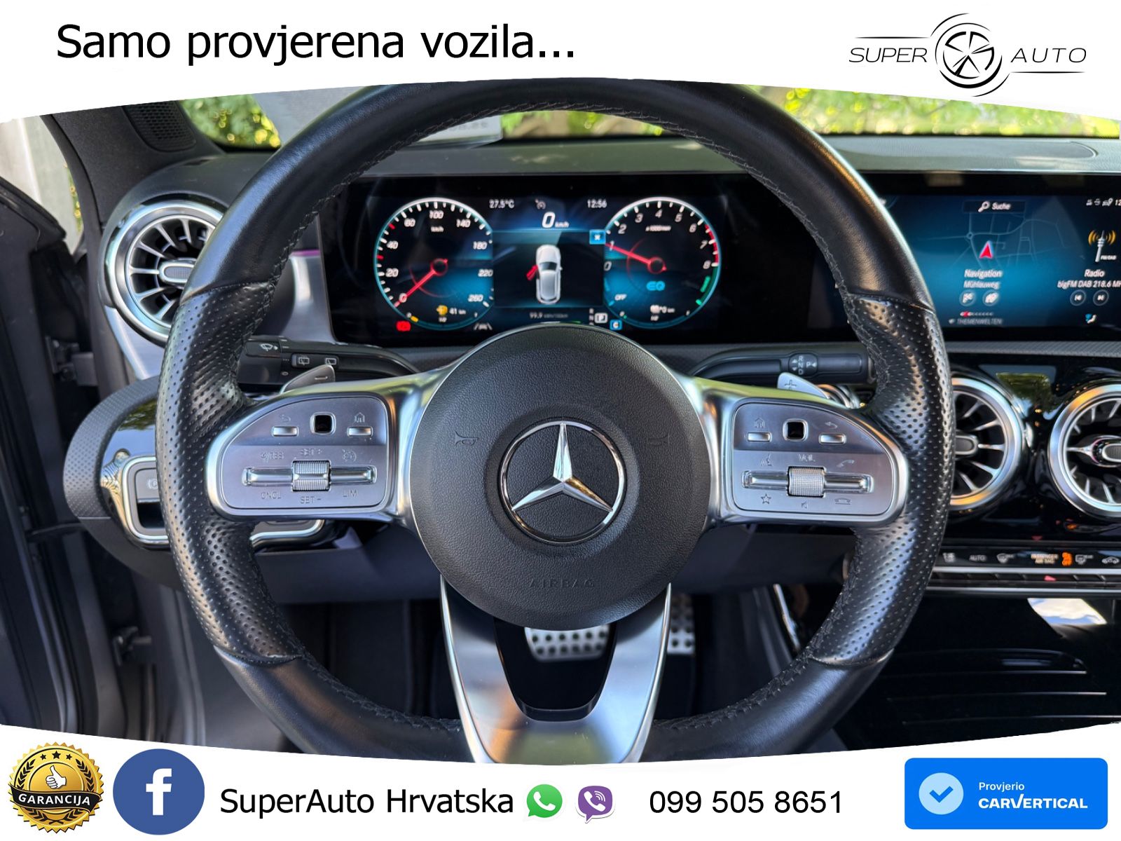 Mercedes-Benz A 250e 8G-DCT AMG LED+GR SJED+ACC