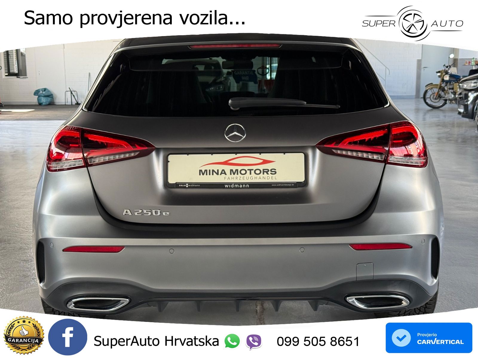 Mercedes-Benz A 250e 8G-DCT AMG LED+GR SJED+ACC
