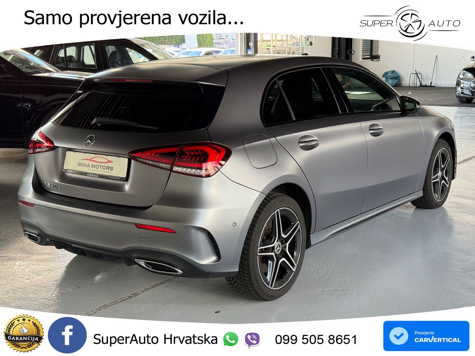 Mercedes-Benz A 250e 8G-DCT AMG LED+GR SJED+ACC