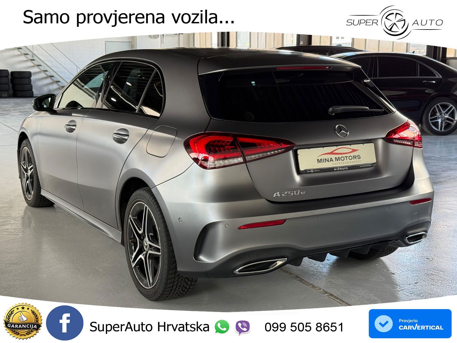 Mercedes-Benz A 250e 8G-DCT AMG LED+GR SJED+ACC