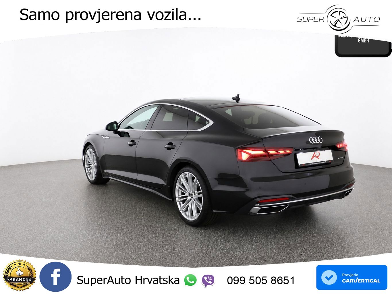 Audi A5 Sportback 40 TDI (204 KS) quattro S tronic S line LED+GR SJED+ACC