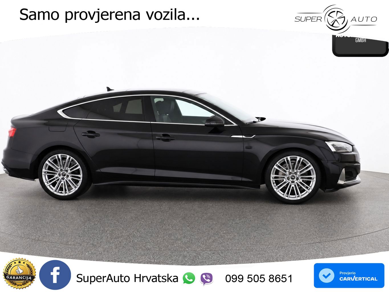 Audi A5 Sportback 40 TDI (204 KS) quattro S tronic S line LED+GR SJED+ACC