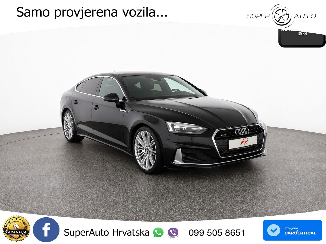 Audi A5 Sportback 40 TDI (204 KS) quattro S tronic S line LED+GR SJED+ACC