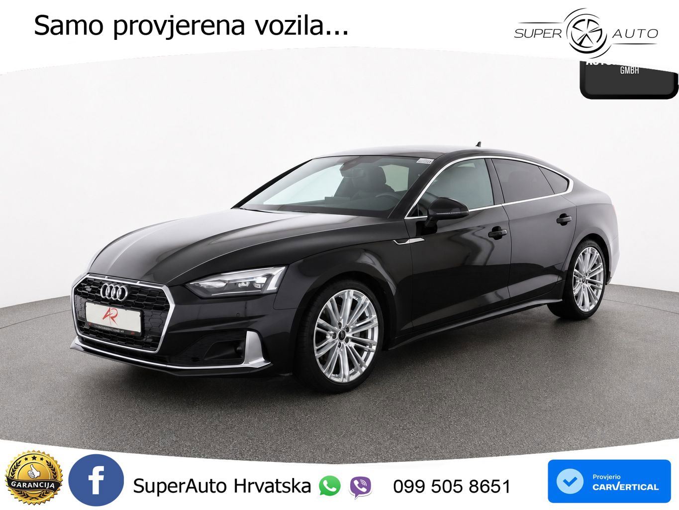 Audi A5 Sportback 40 TDI (204 KS) quattro S tronic S line LED+GR SJED+ACC