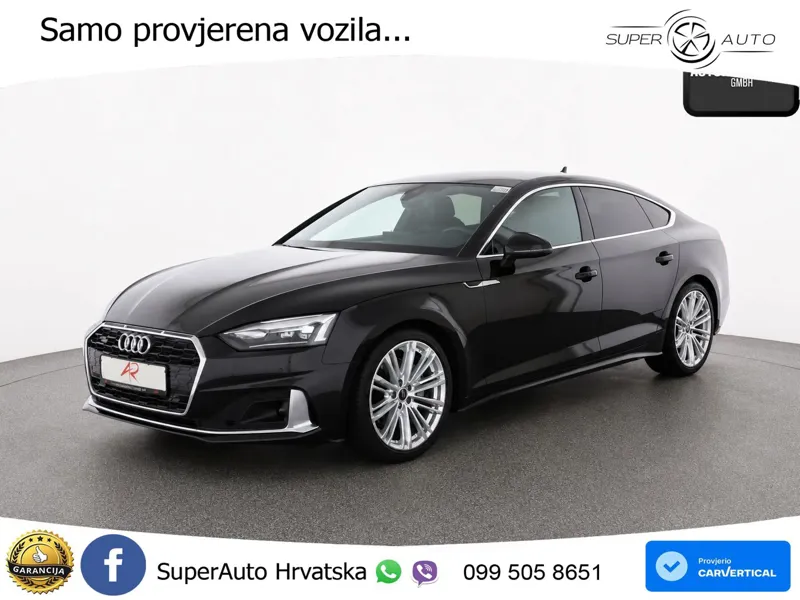 Audi A5 Sportback 40 TDI (204 KS) quattro S tronic S line LED+GR SJED+ACC
