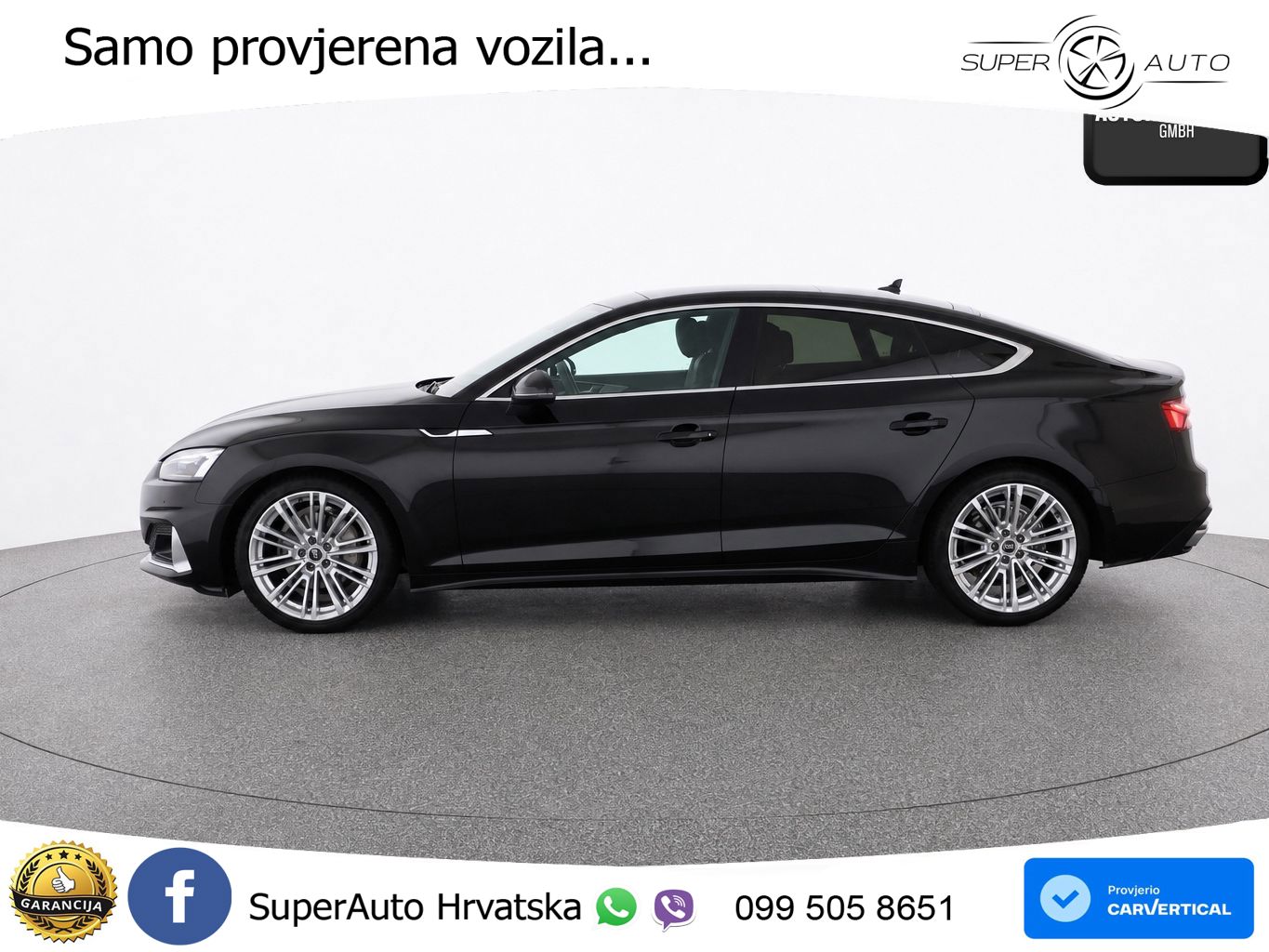 Audi A5 Sportback 40 TDI (204 KS) quattro S tronic S line LED+GR SJED+ACC