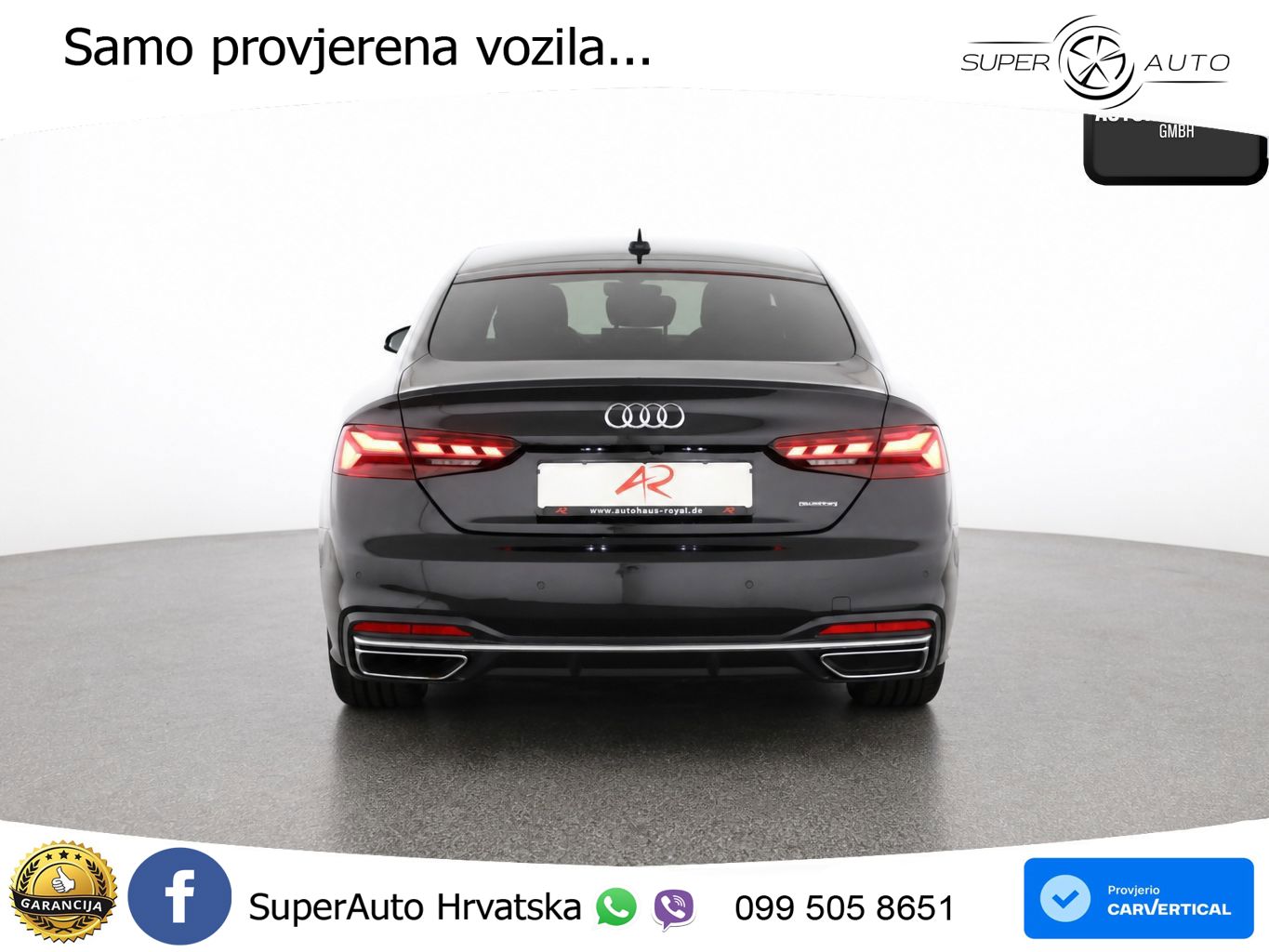 Audi A5 Sportback 40 TDI (204 KS) quattro S tronic S line LED+GR SJED+ACC