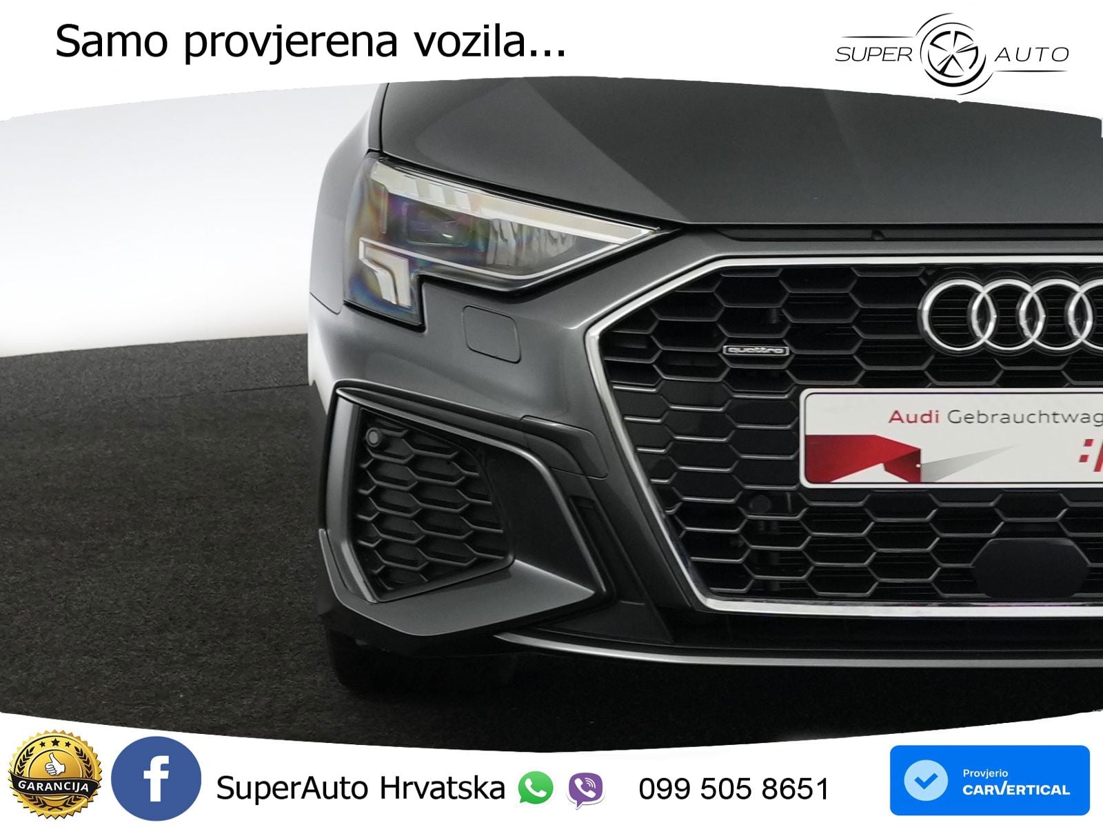Audi A3 40 TDI (200 KS) quattro S tronic S line LED+GR SJED+ACC