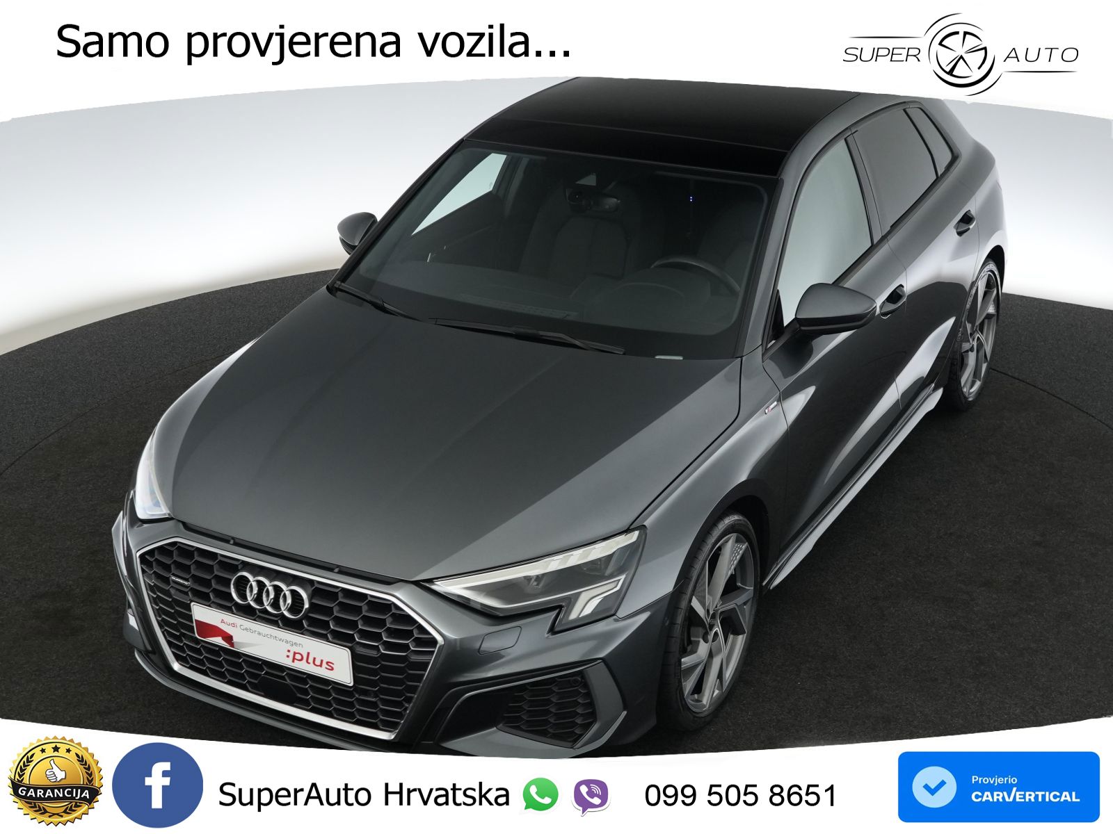 Audi A3 40 TDI (200 KS) quattro S tronic S line LED+GR SJED+ACC