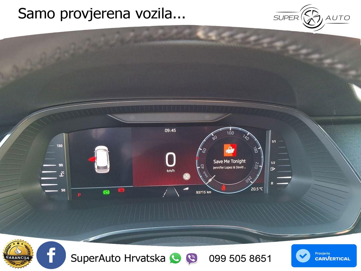 Škoda Octavia Combi 2.0 TDI (150 KS) DSG SportLine LED+GR SJED+ACC
