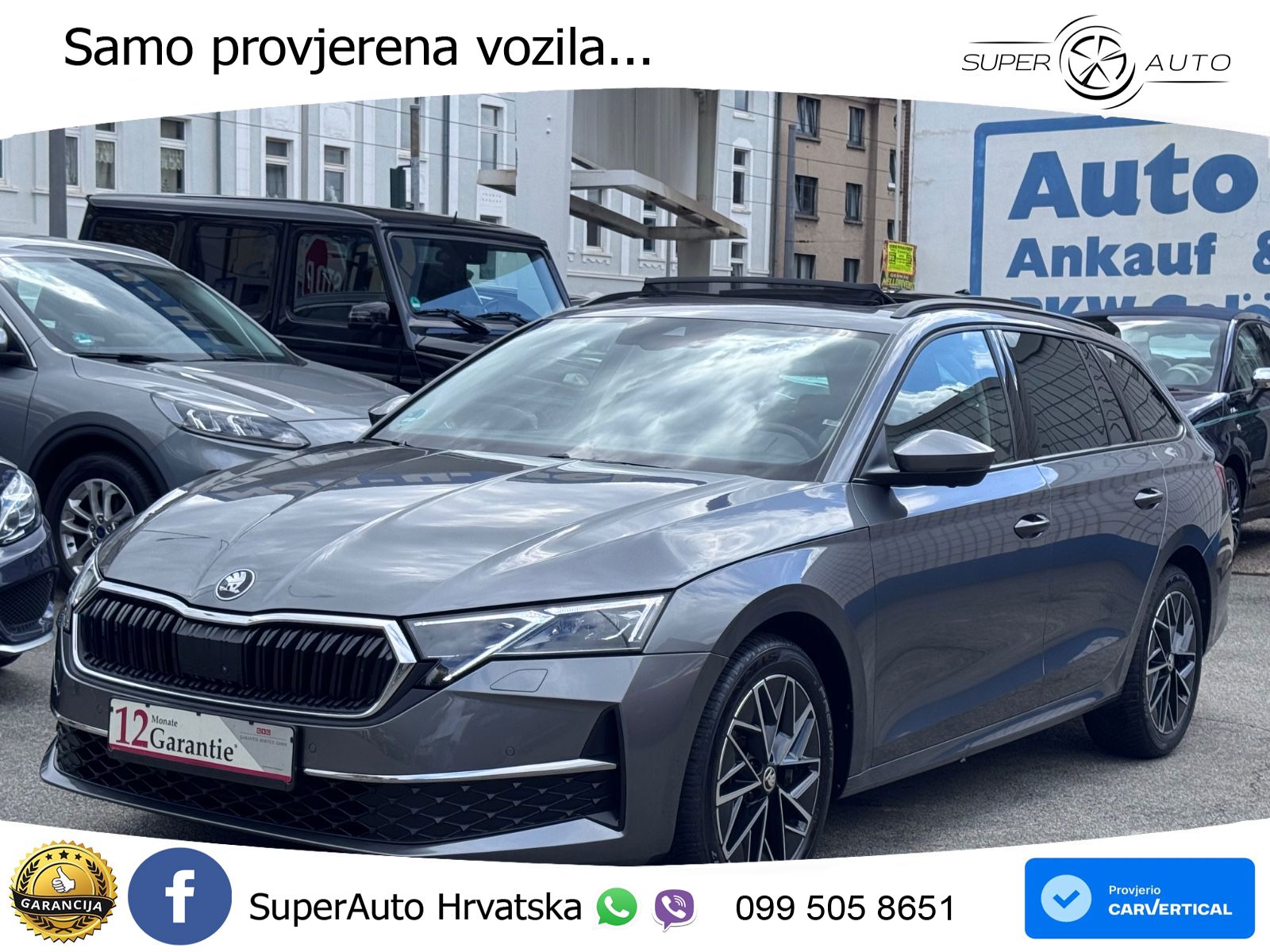 Škoda Octavia Combi 2.0 TDI (150 KS) DSG Selection LED+GR SJED+ACC