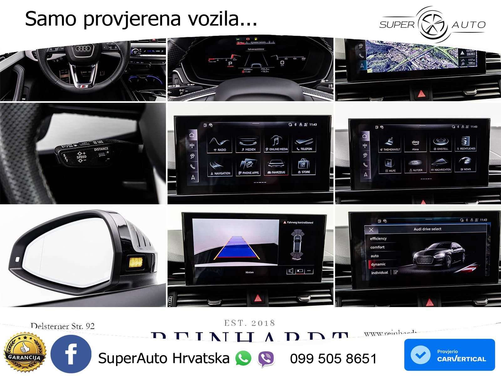 Audi A5 Sportback 40 TDI (204 KS) S tronic 2x S line MATRIX+GR SJED+KAM