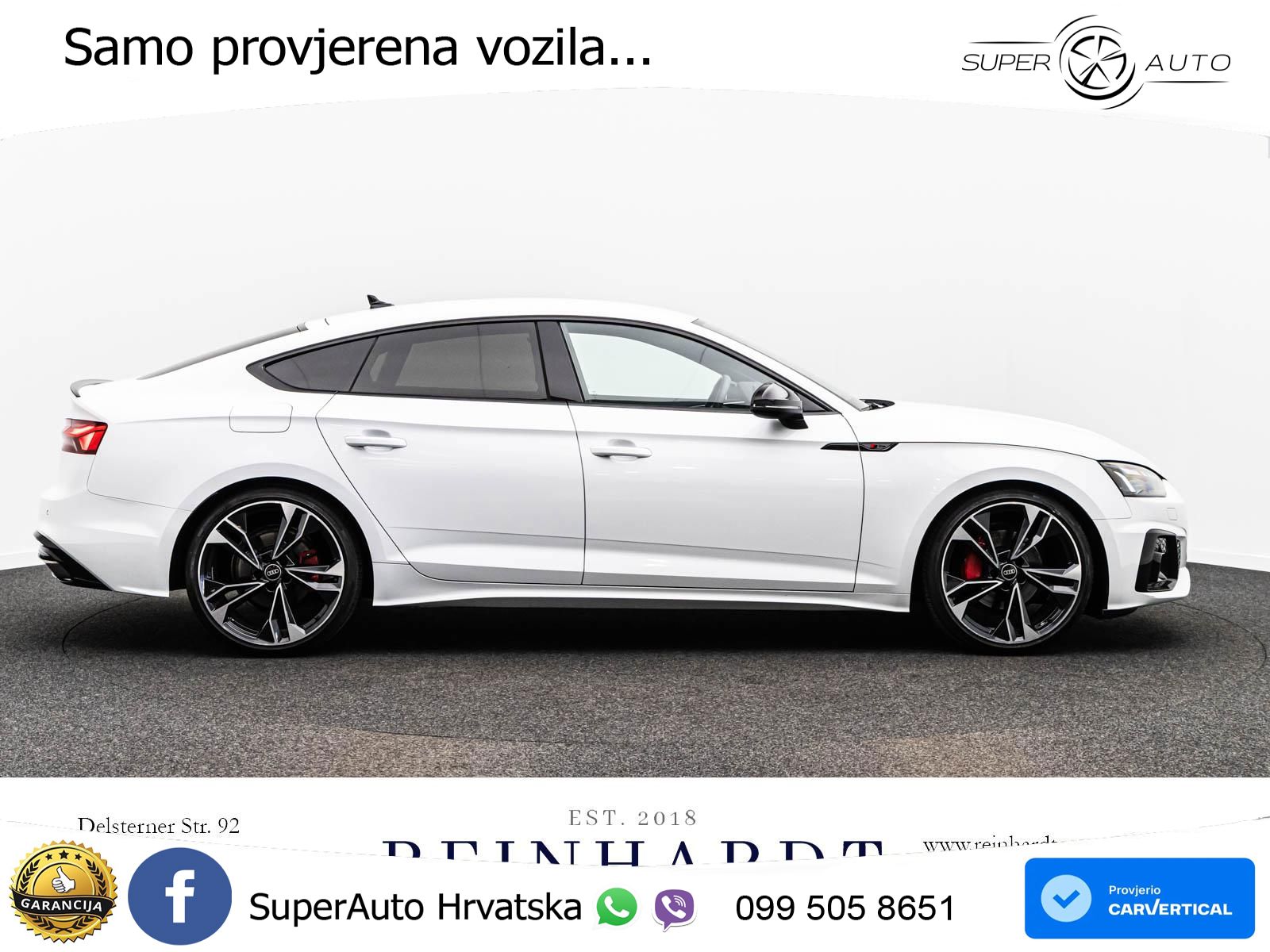 Audi A5 Sportback 40 TDI (204 KS) S tronic 2x S line MATRIX+GR SJED+KAM