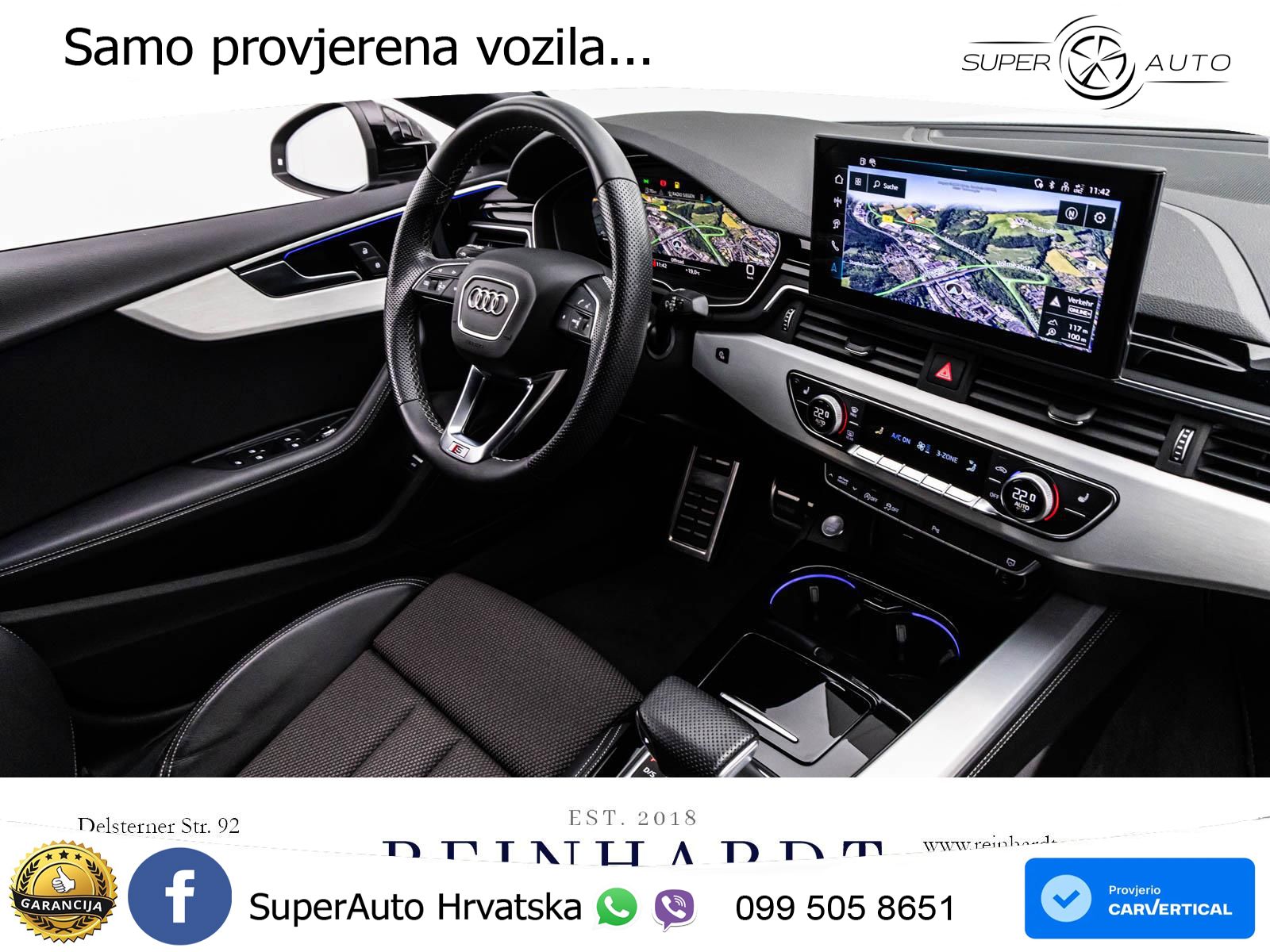 Audi A5 Sportback 40 TDI (204 KS) S tronic 2x S line MATRIX+GR SJED+KAM