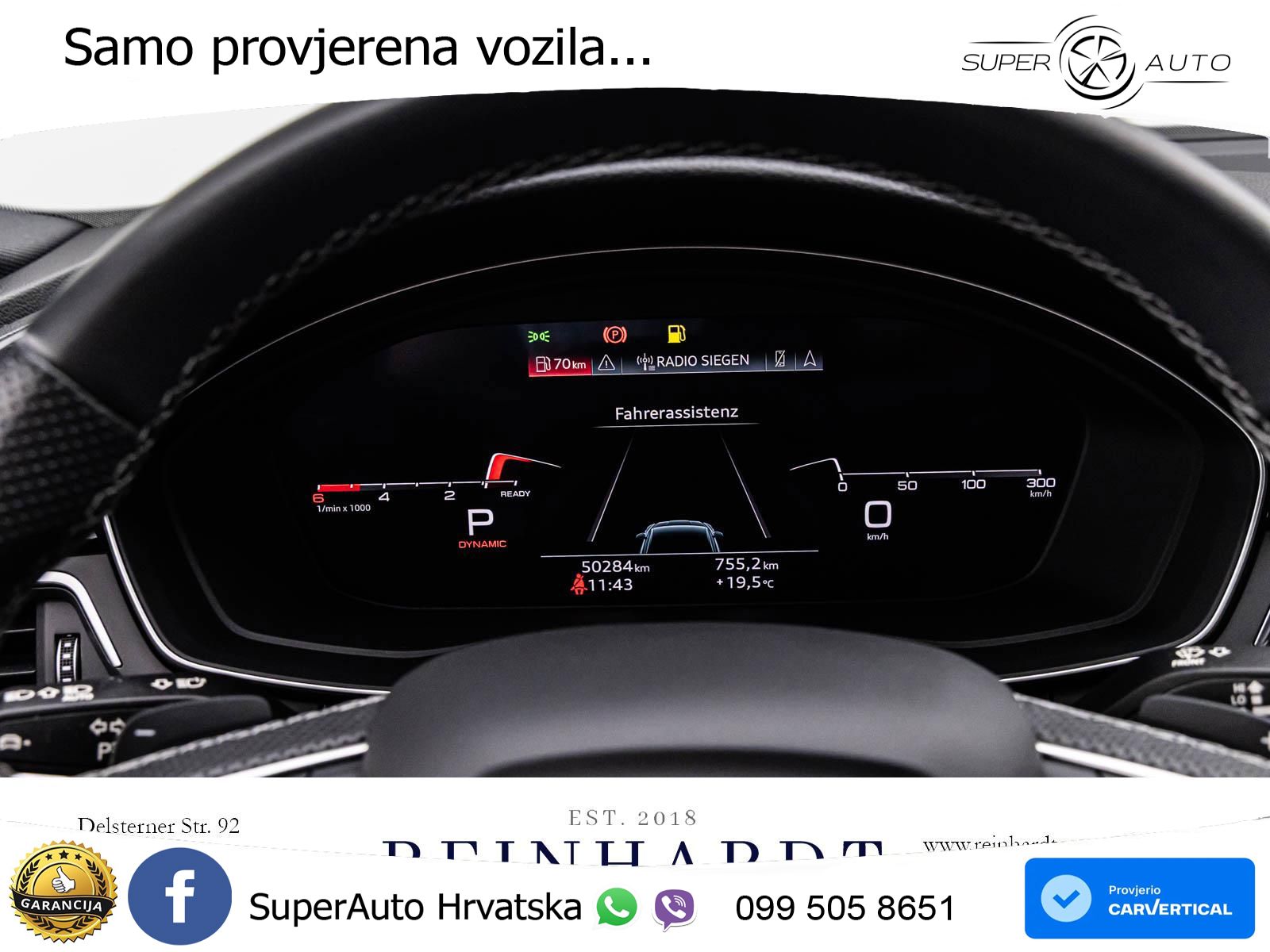 Audi A5 Sportback 40 TDI (204 KS) S tronic 2x S line MATRIX+GR SJED+KAM