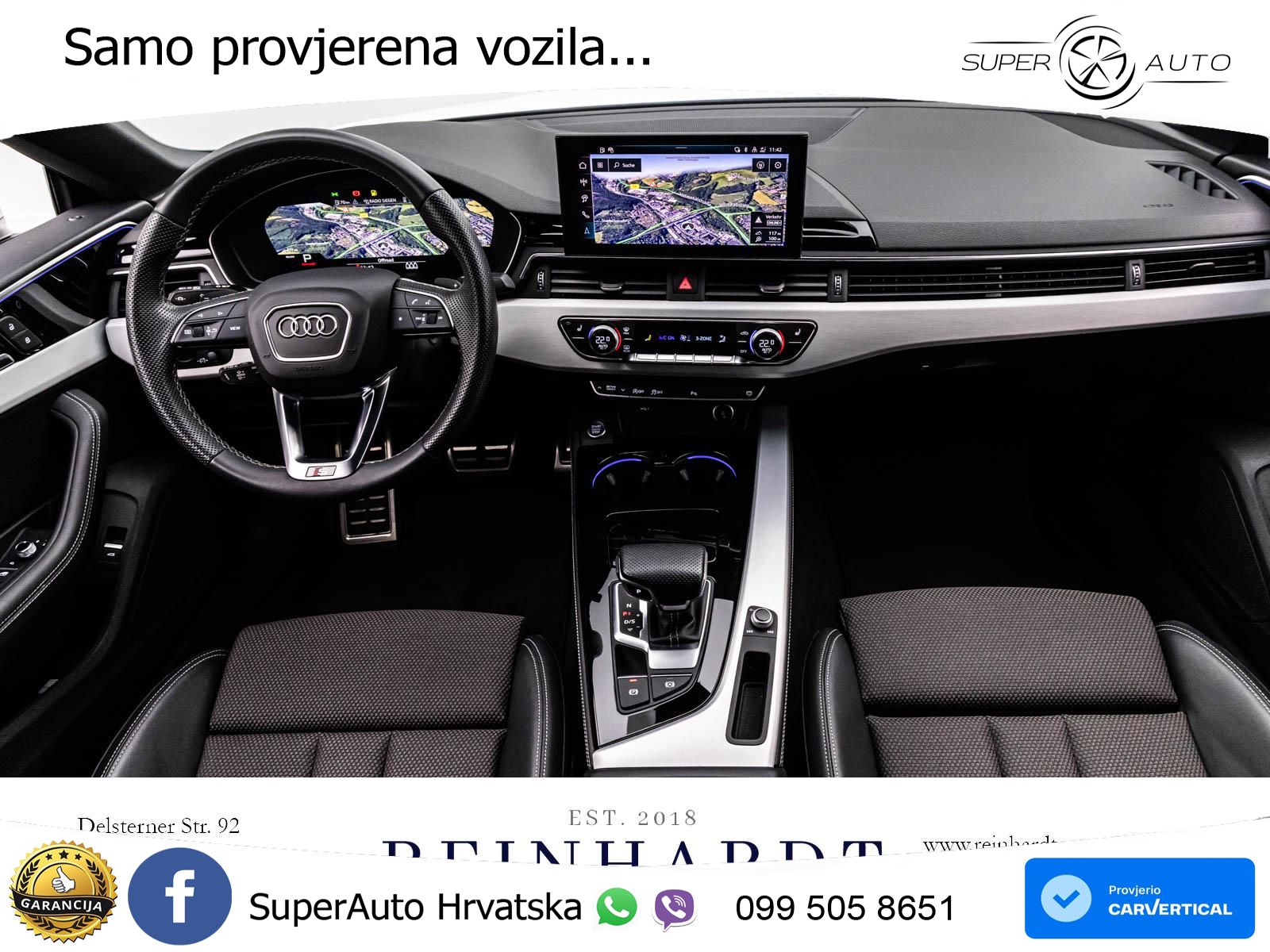 Audi A5 Sportback 40 TDI (204 KS) S tronic 2x S line MATRIX+GR SJED+KAM