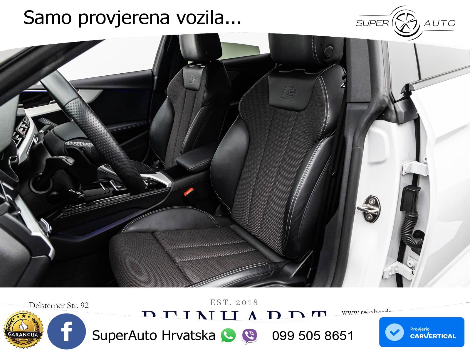 Audi A5 Sportback 40 TDI (204 KS) S tronic 2x S line MATRIX+GR SJED+KAM