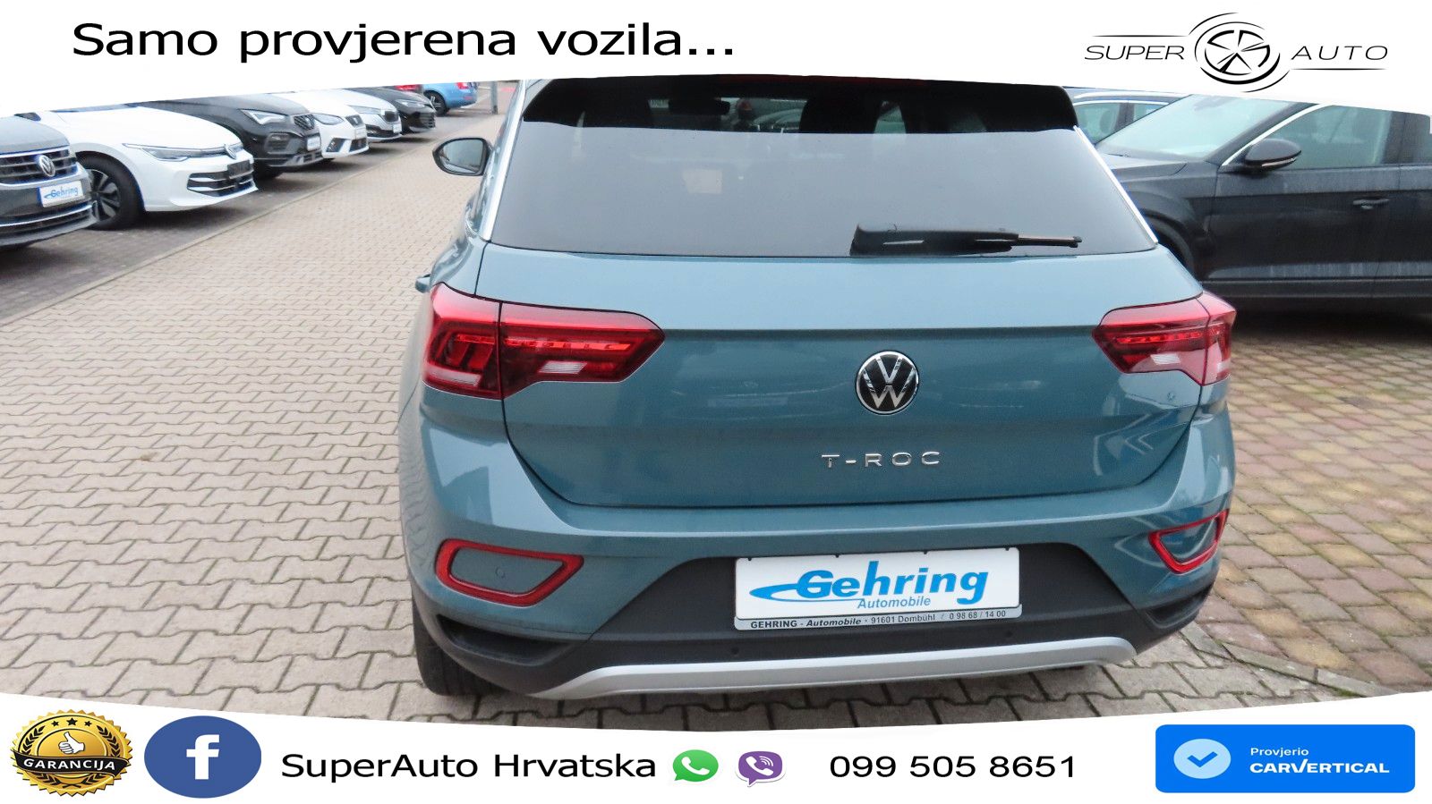 Volkswagen T-Roc 1.5 TSI (150 KS) DSG LED+GR SJED+ACC