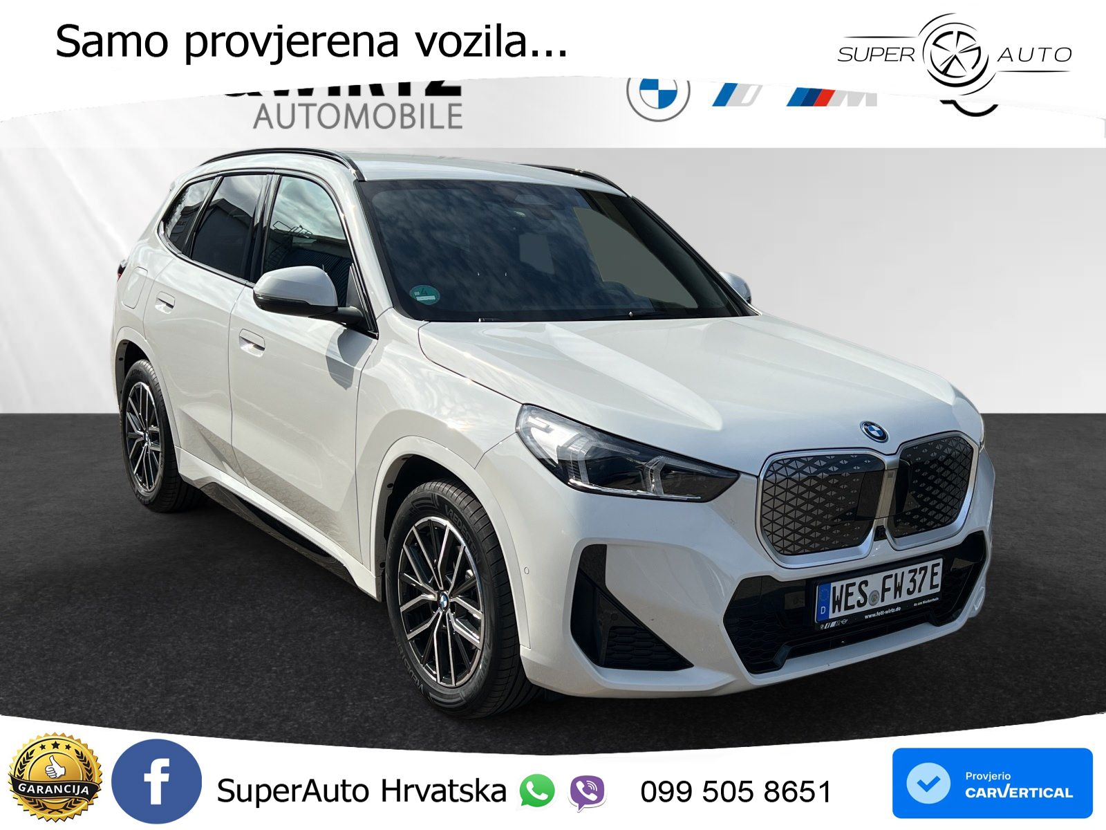 BMW iX1 66.5 kWh (204 KS) eDrive20 M Sport LED+GR SJED+ACC