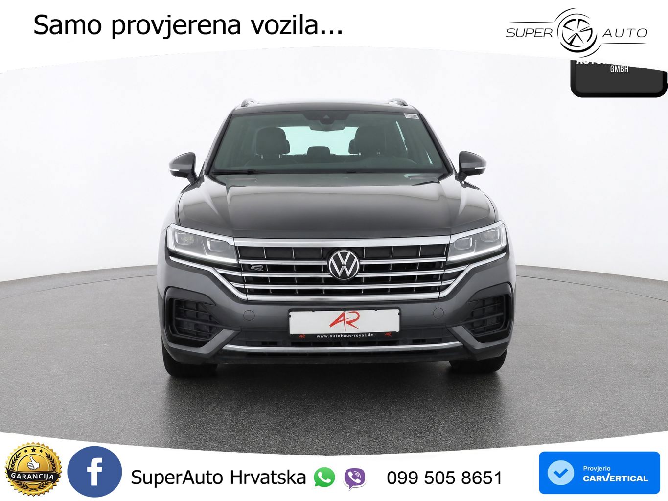 Volkswagen Touareg 3.0 V6 TDI (231 KS) 4MOTION Tiptronic R-Line ZRAČNI+ACC+GR SJED+KAM+PANO