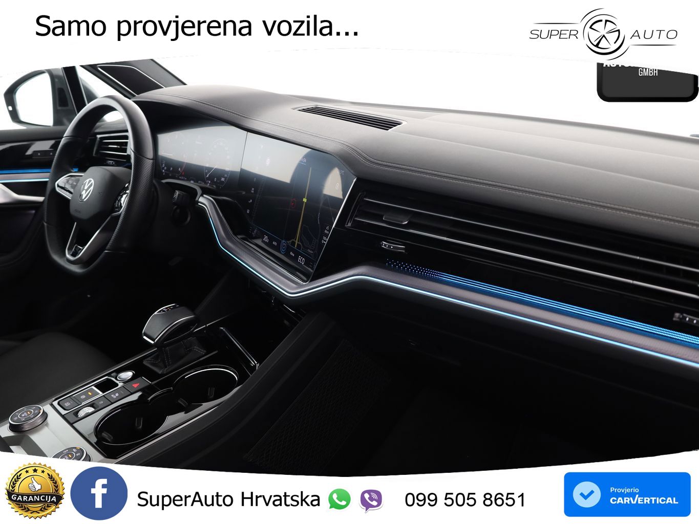 Volkswagen Touareg 3.0 V6 TDI (231 KS) 4MOTION Tiptronic R-Line ZRAČNI+ACC+GR SJED+KAM+PANO