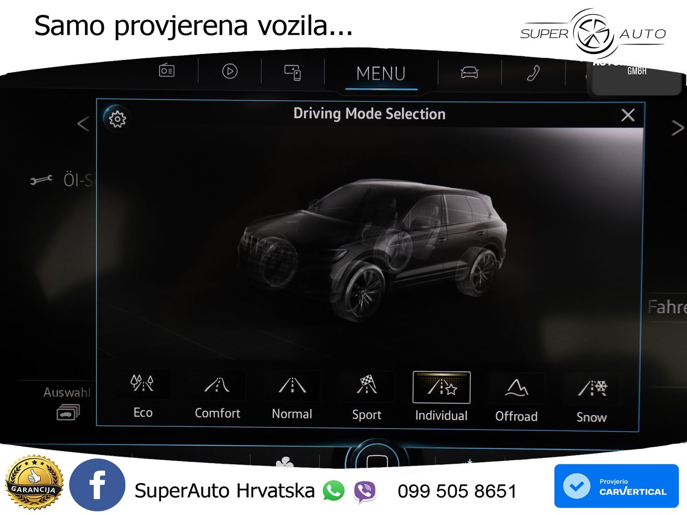 Volkswagen Touareg 3.0 V6 TDI (231 KS) 4MOTION Tiptronic R-Line ZRAČNI+ACC+GR SJED+KAM+PANO