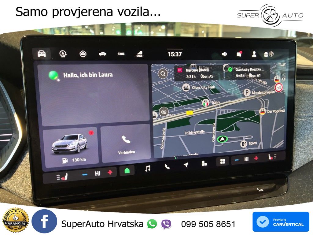 Škoda Octavia Combi 1.5 TSI (150 KS) DSG Selection MATRIX+GR SJED+KAM