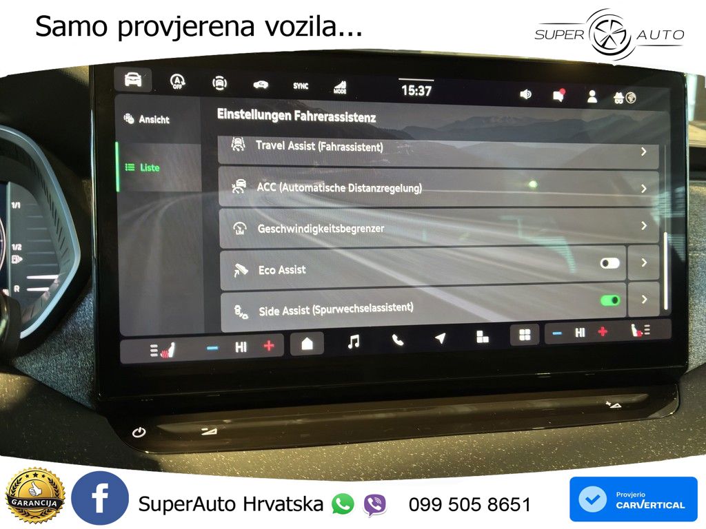 Škoda Octavia Combi 1.5 TSI (150 KS) DSG Selection MATRIX+GR SJED+KAM