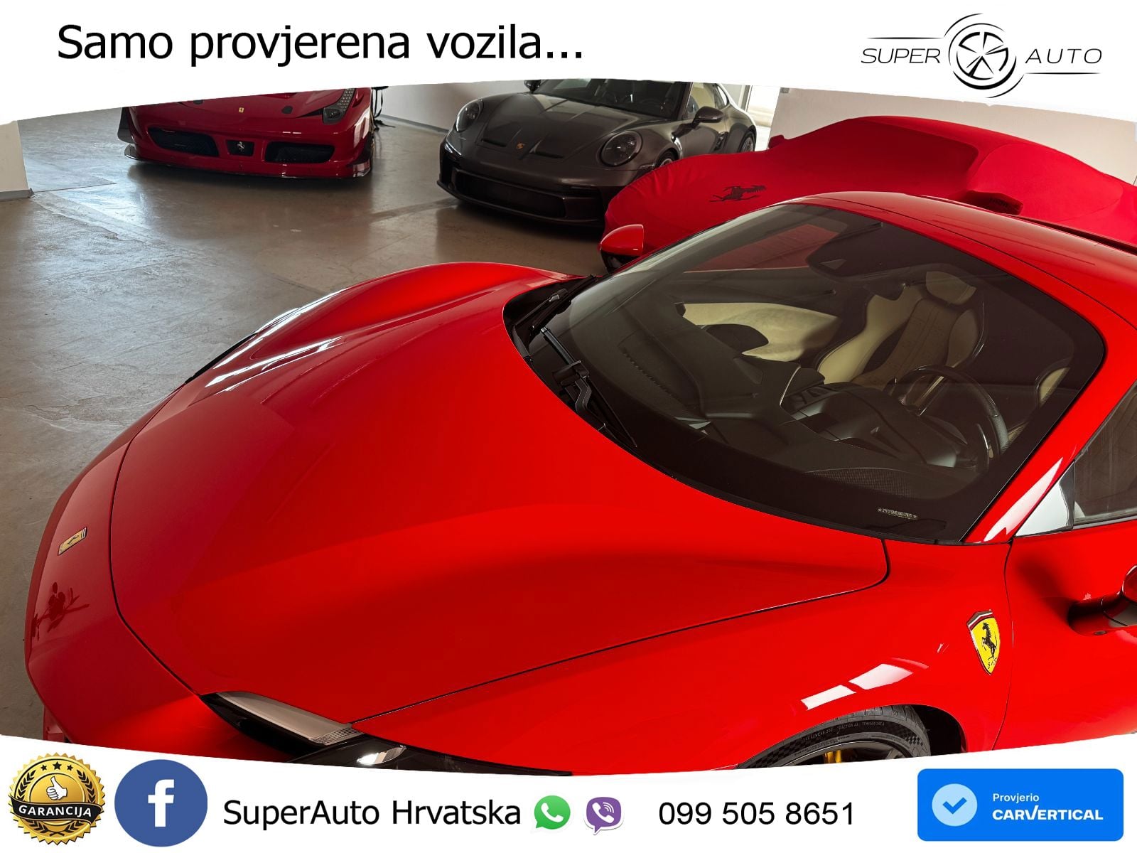 Ferrari 296 GTS 3.0 V6 (830 KS) F1 DCT LED+GR SJED+ACC