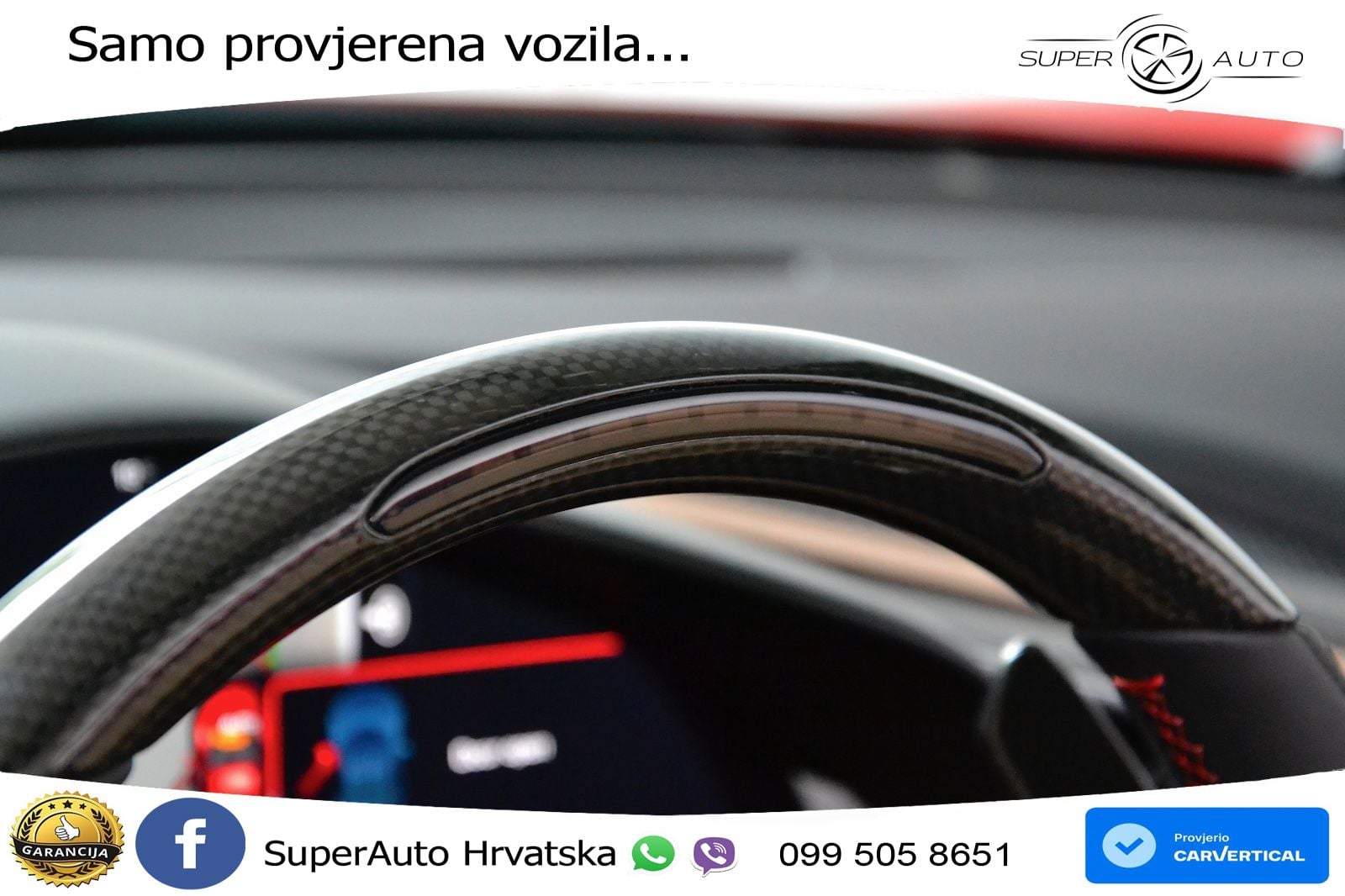 Ferrari 296 GTS 3.0 V6 (830 KS) F1 DCT LED+GR SJED+ACC