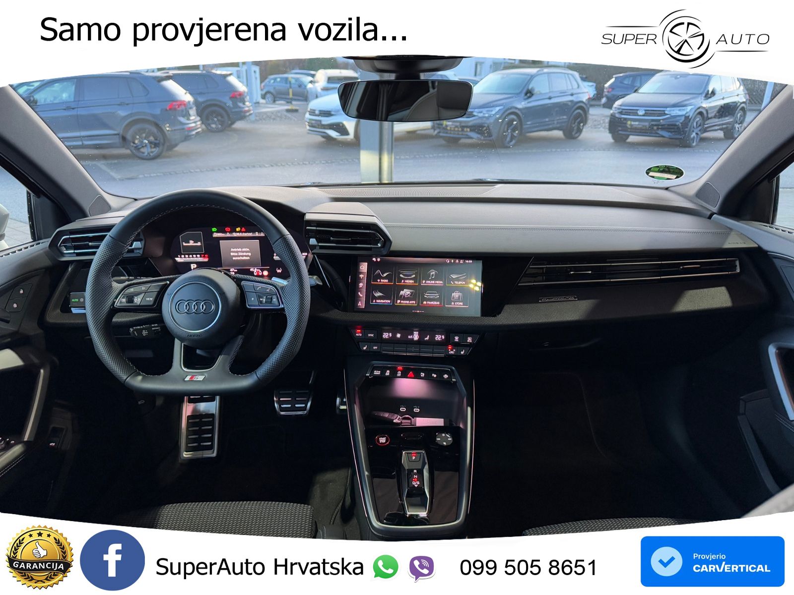 Audi S3 2.0 TFSI (333 KS) quattro S tronic MATRIX+GR SJED+KAM
