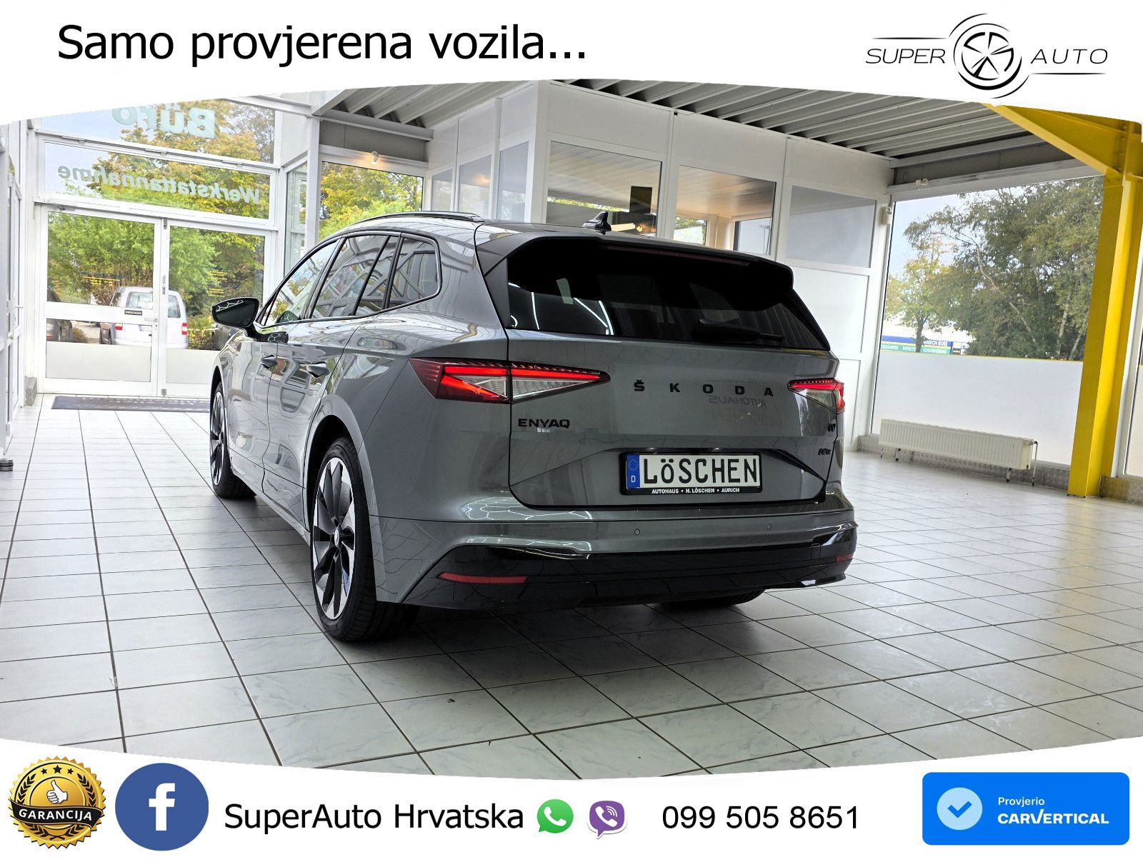 Škoda Enyaq iV 80x 82 kWh (265 KS) AWD SportLine LED+GR SJED+ACC