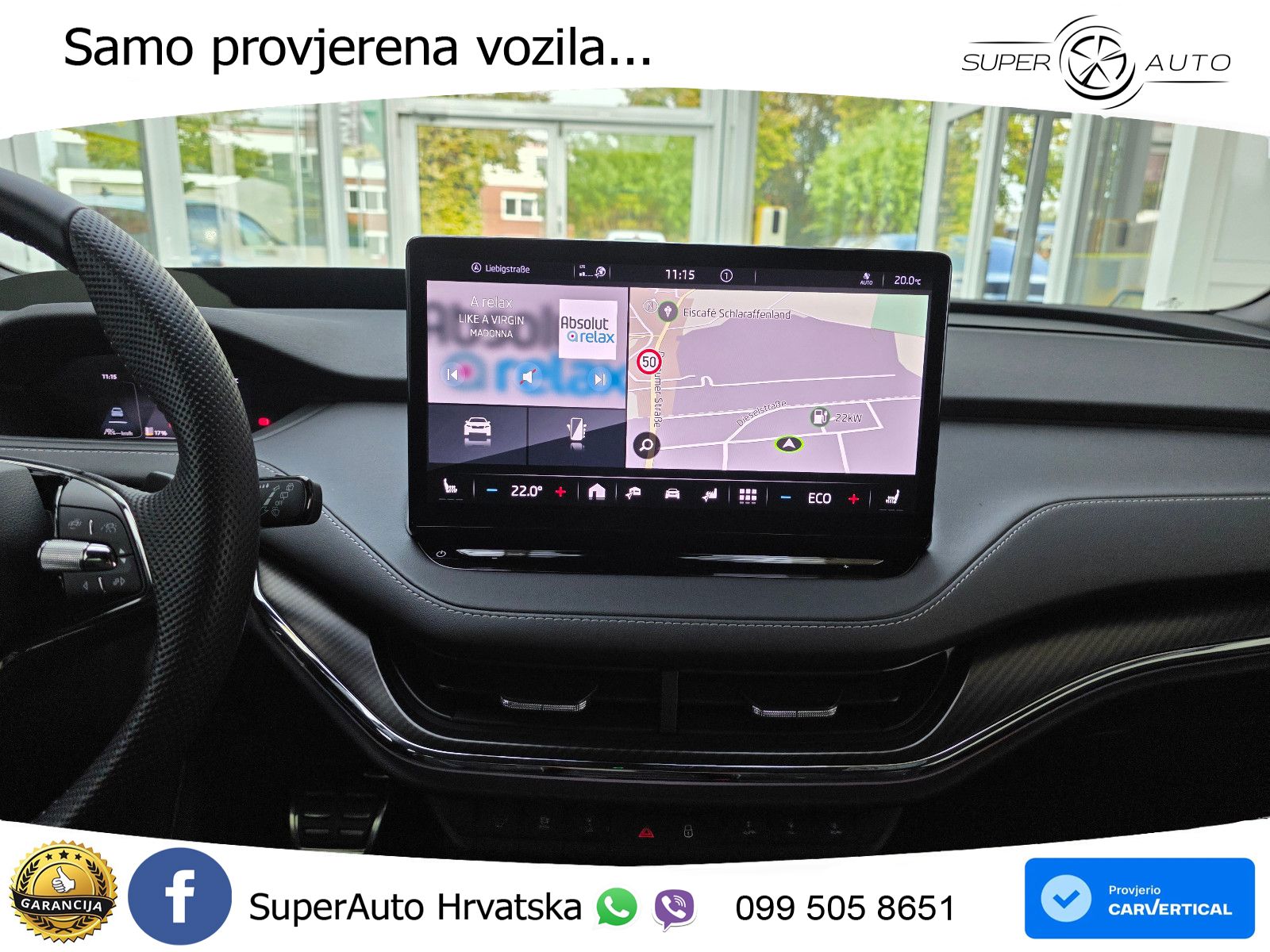 Škoda Enyaq iV 80x 82 kWh (265 KS) AWD SportLine LED+GR SJED+ACC