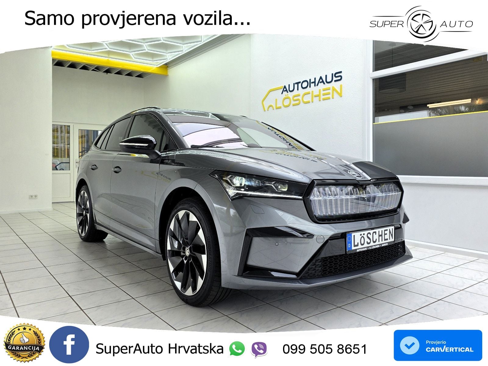 Škoda Enyaq iV 80x 82 kWh (265 KS) AWD SportLine LED+GR SJED+ACC