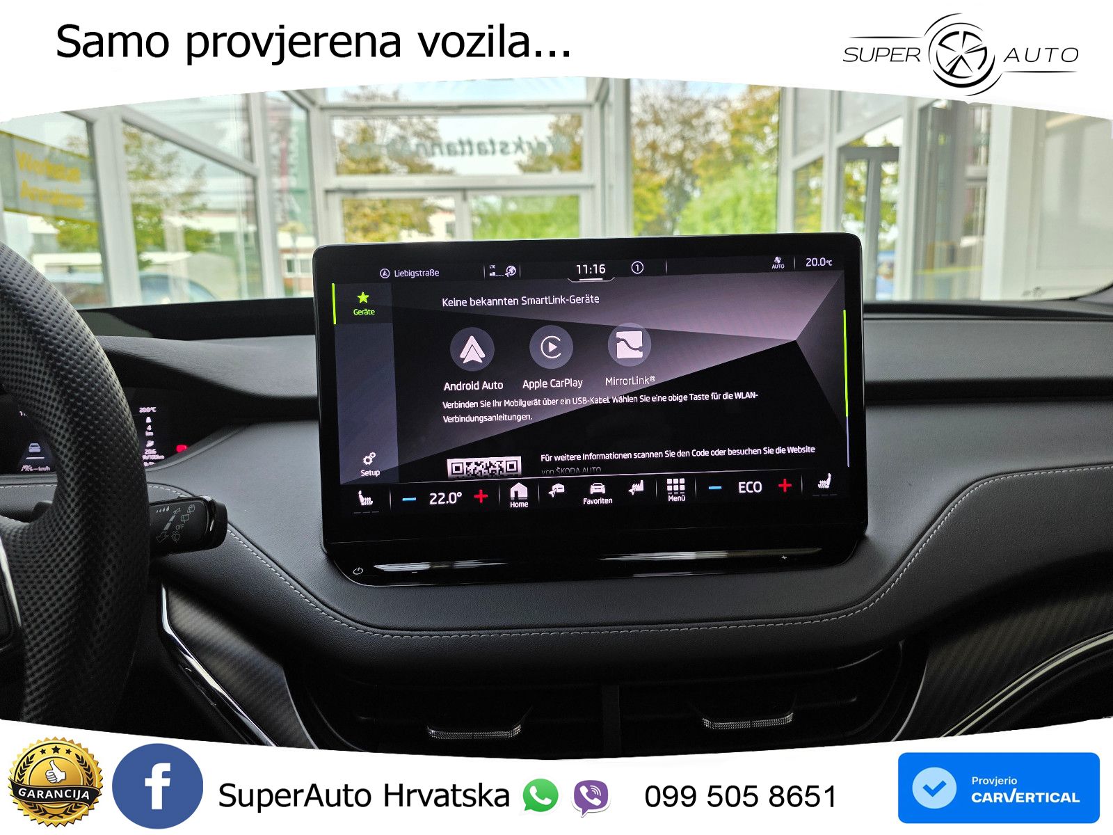 Škoda Enyaq iV 80x 82 kWh (265 KS) AWD SportLine LED+GR SJED+ACC