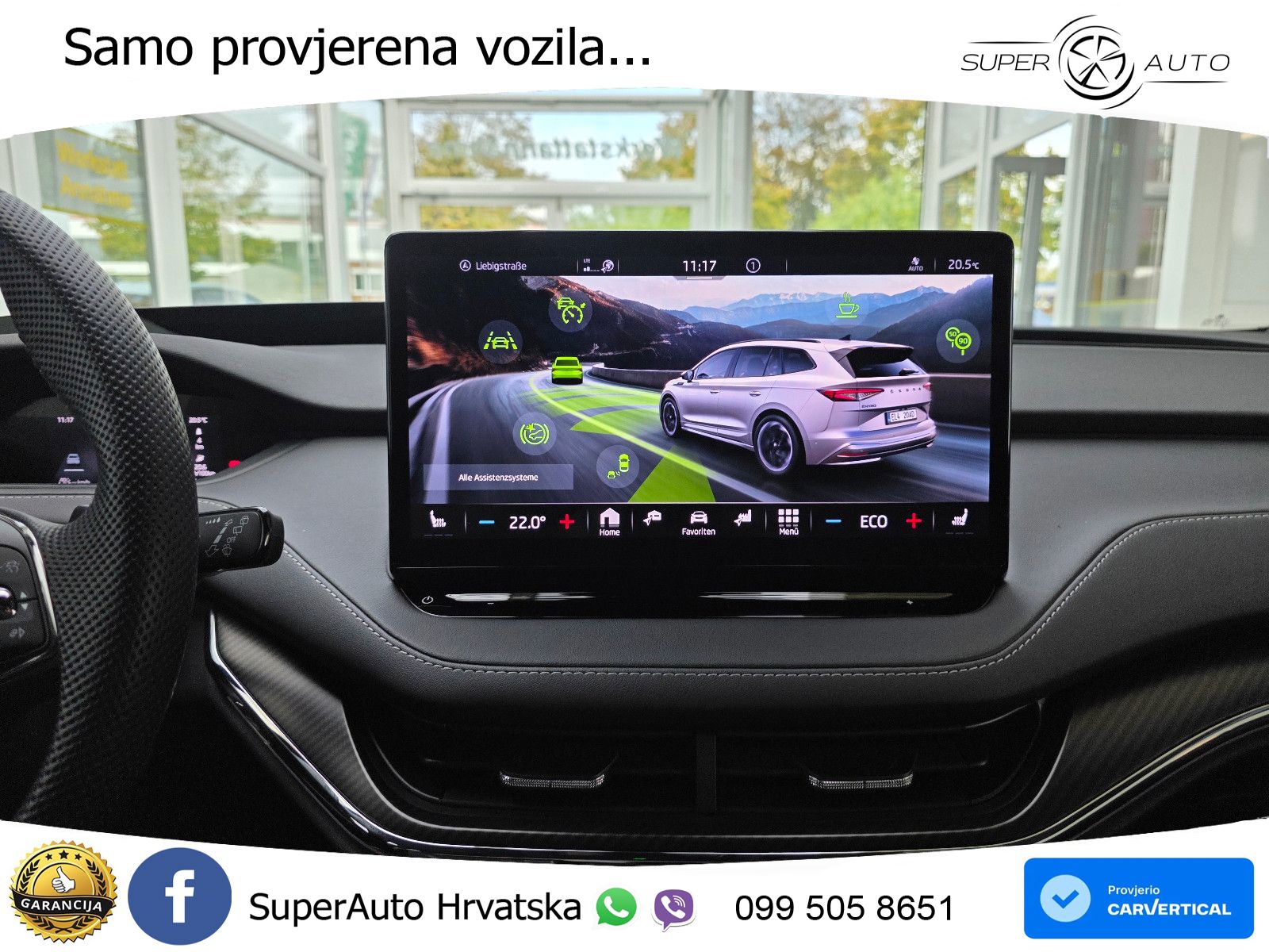 Škoda Enyaq iV 80x 82 kWh (265 KS) AWD SportLine LED+GR SJED+ACC