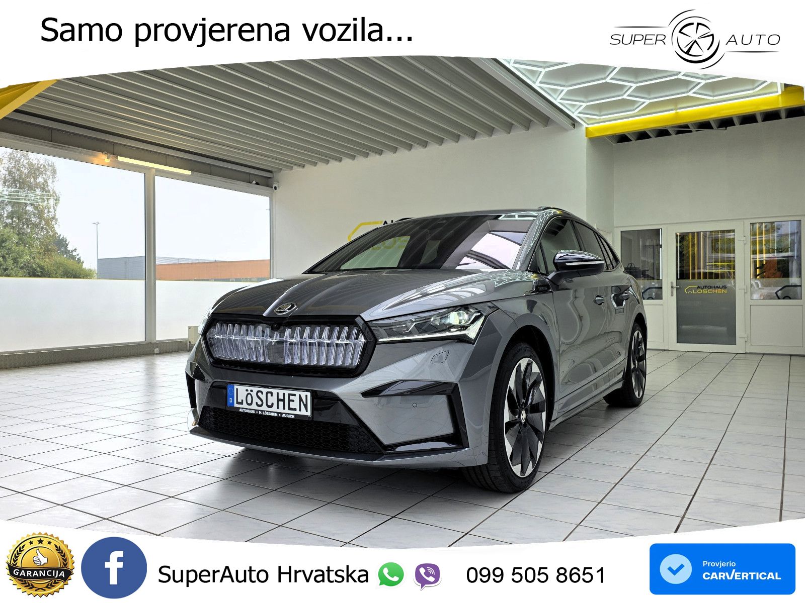Škoda Enyaq iV 80x 82 kWh (265 KS) AWD SportLine LED+GR SJED+ACC