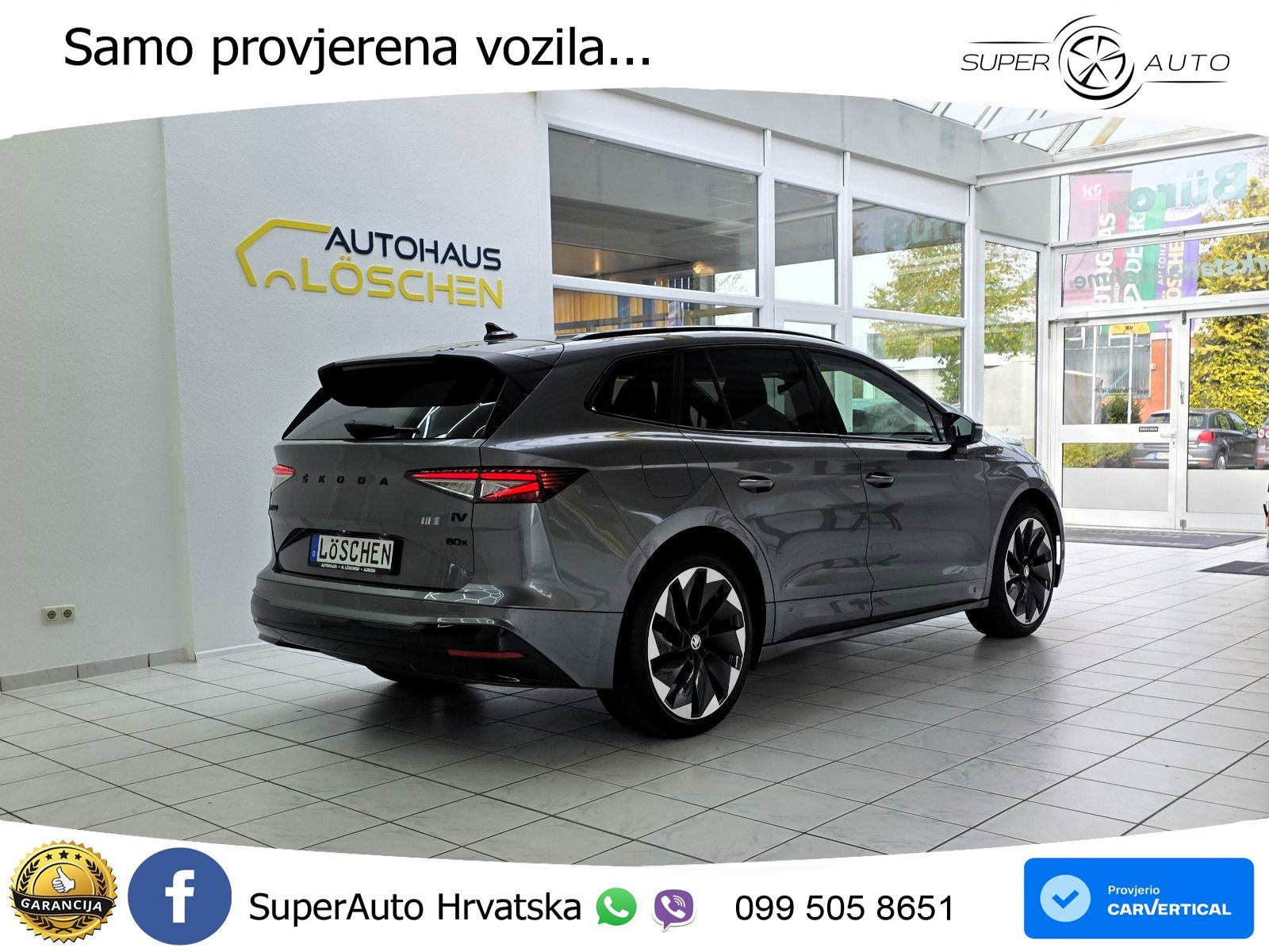 Škoda Enyaq iV 80x 82 kWh (265 KS) AWD SportLine LED+GR SJED+ACC