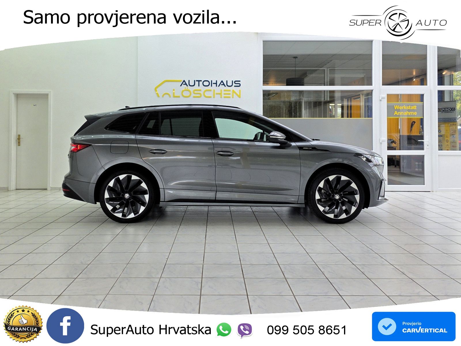 Škoda Enyaq iV 80x 82 kWh (265 KS) AWD SportLine LED+GR SJED+ACC