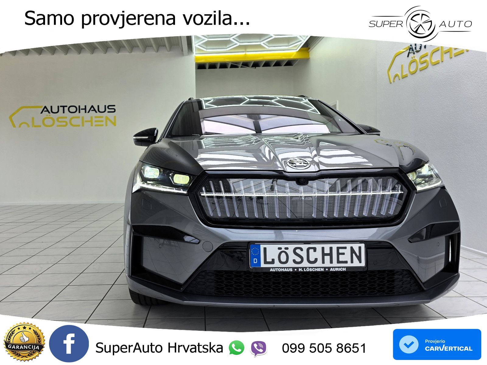 Škoda Enyaq iV 80x 82 kWh (265 KS) AWD SportLine LED+GR SJED+ACC