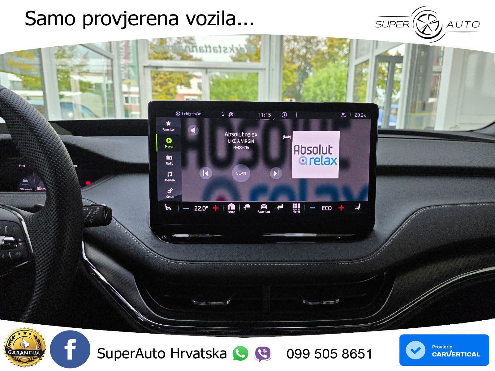 Škoda Enyaq iV 80x 82 kWh (265 KS) AWD SportLine LED+GR SJED+ACC
