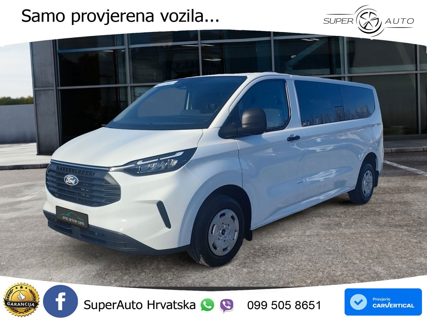 Ford Transit Custom Kombi Trend FT320 L2 Sitz-Pak16A 150 KS