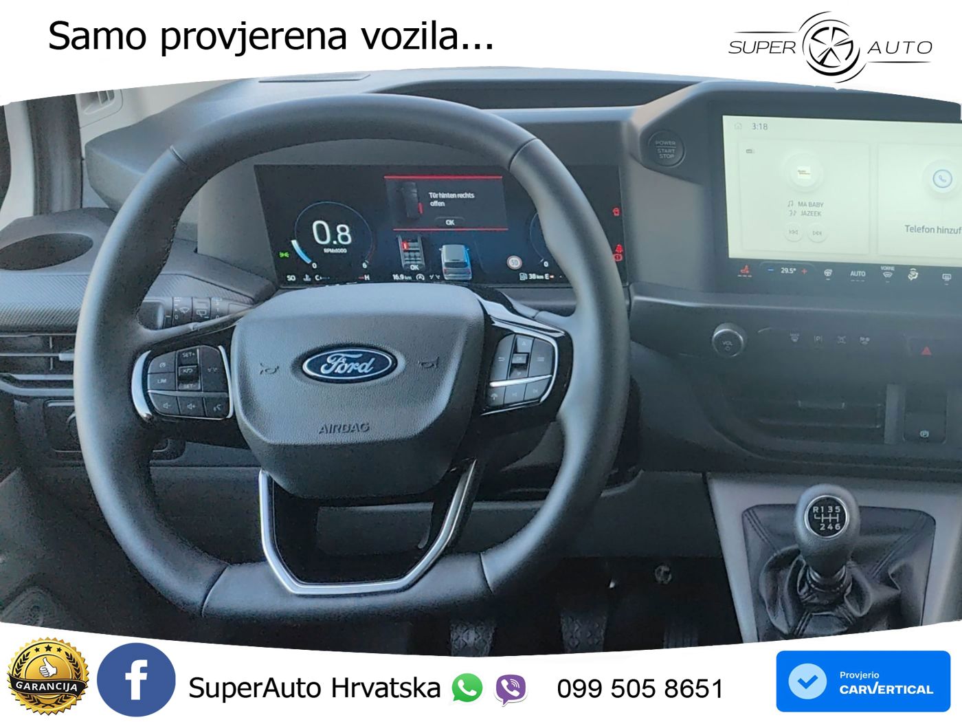 Ford Transit Custom Kombi Trend FT320 L2 Sitz-Pak16A 150 KS