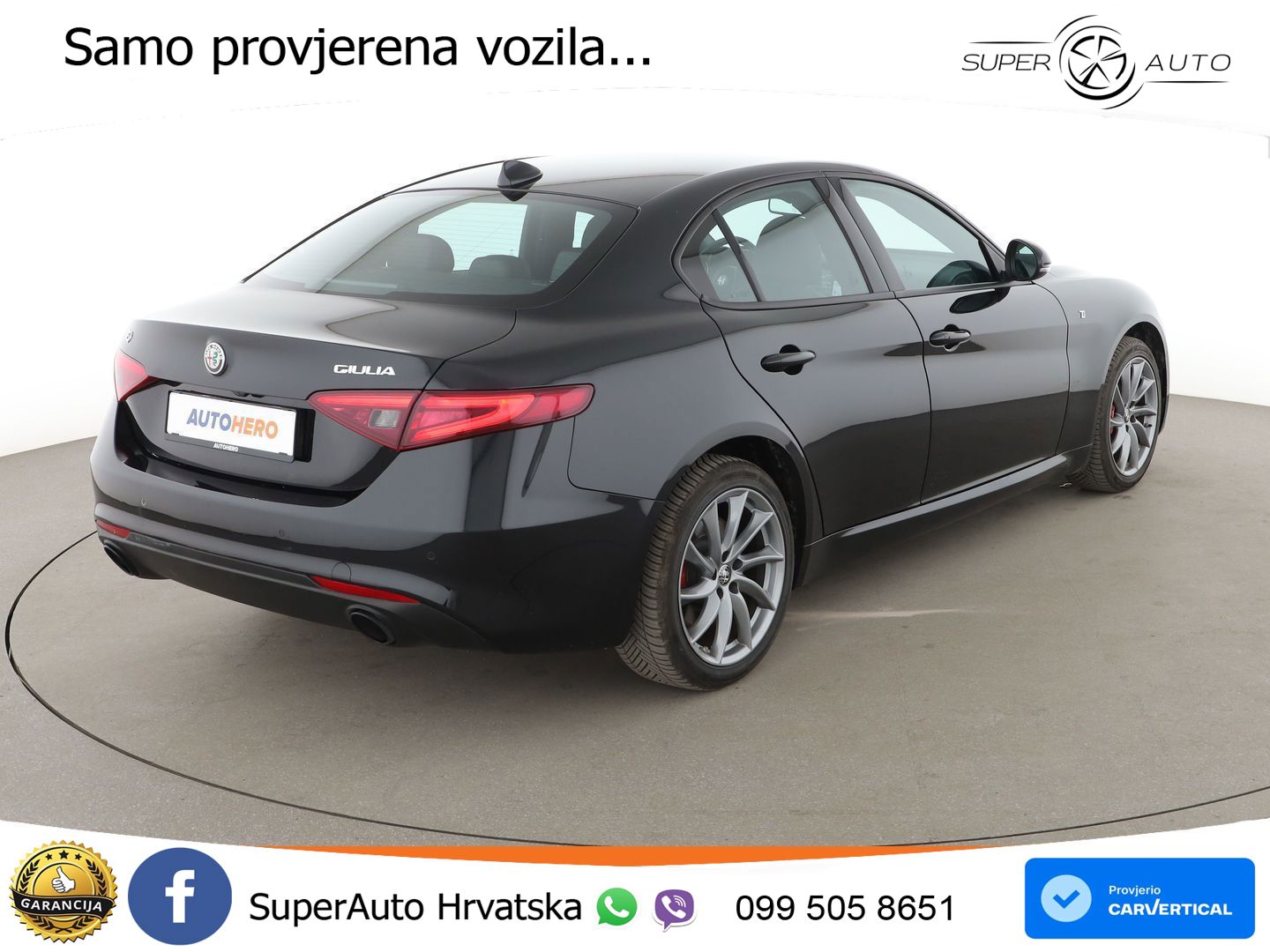 Alfa Romeo Giulia 2.0 Turbo (280 KS) Q4 Automatic LED+GR SJED+ACC